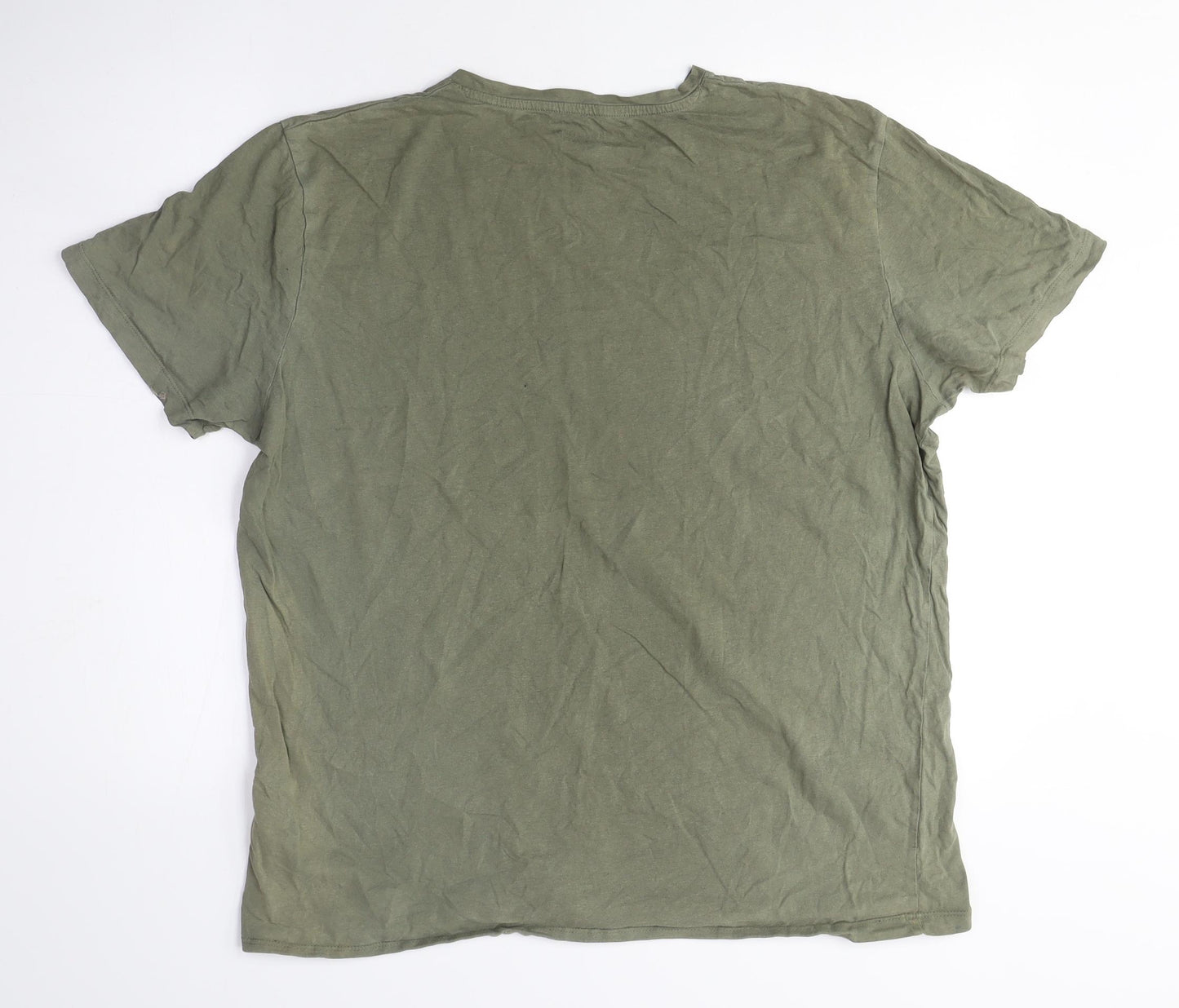 Jack & Jones Men's Green Short Sleeve T-Shirt