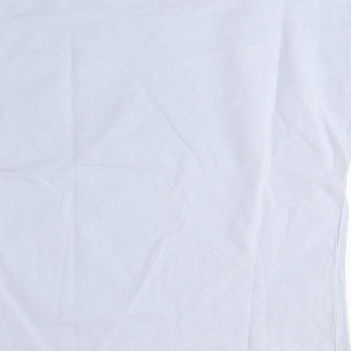 Mango Women's Blue Basic T-Shirt Medium