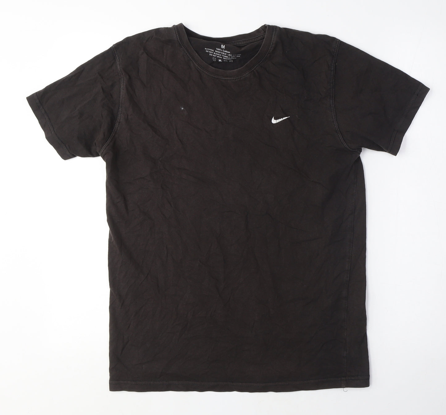 Nike Men's Black T-Shirt M, Short Sleeve, Casual