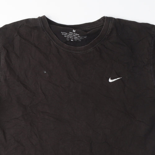 Nike Men's Black T-Shirt M, Short Sleeve, Casual