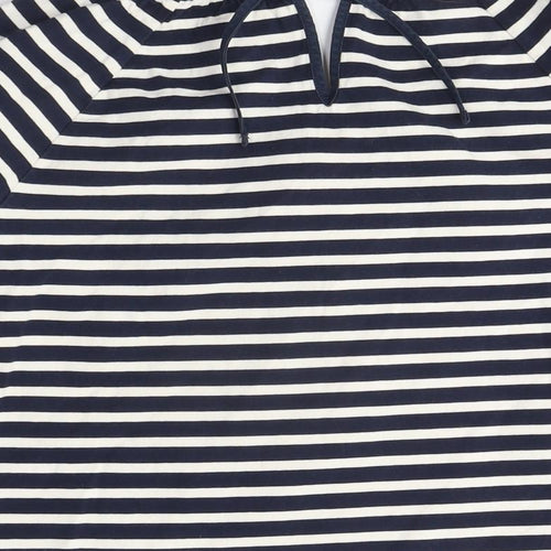 J.Crew Women's Multicoloured Striped Cotton Blouse XS