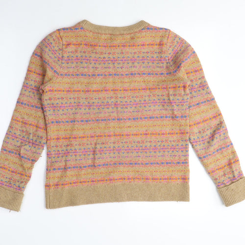 Joules Women's Multicoloured Fair Isle Jumper Size 8