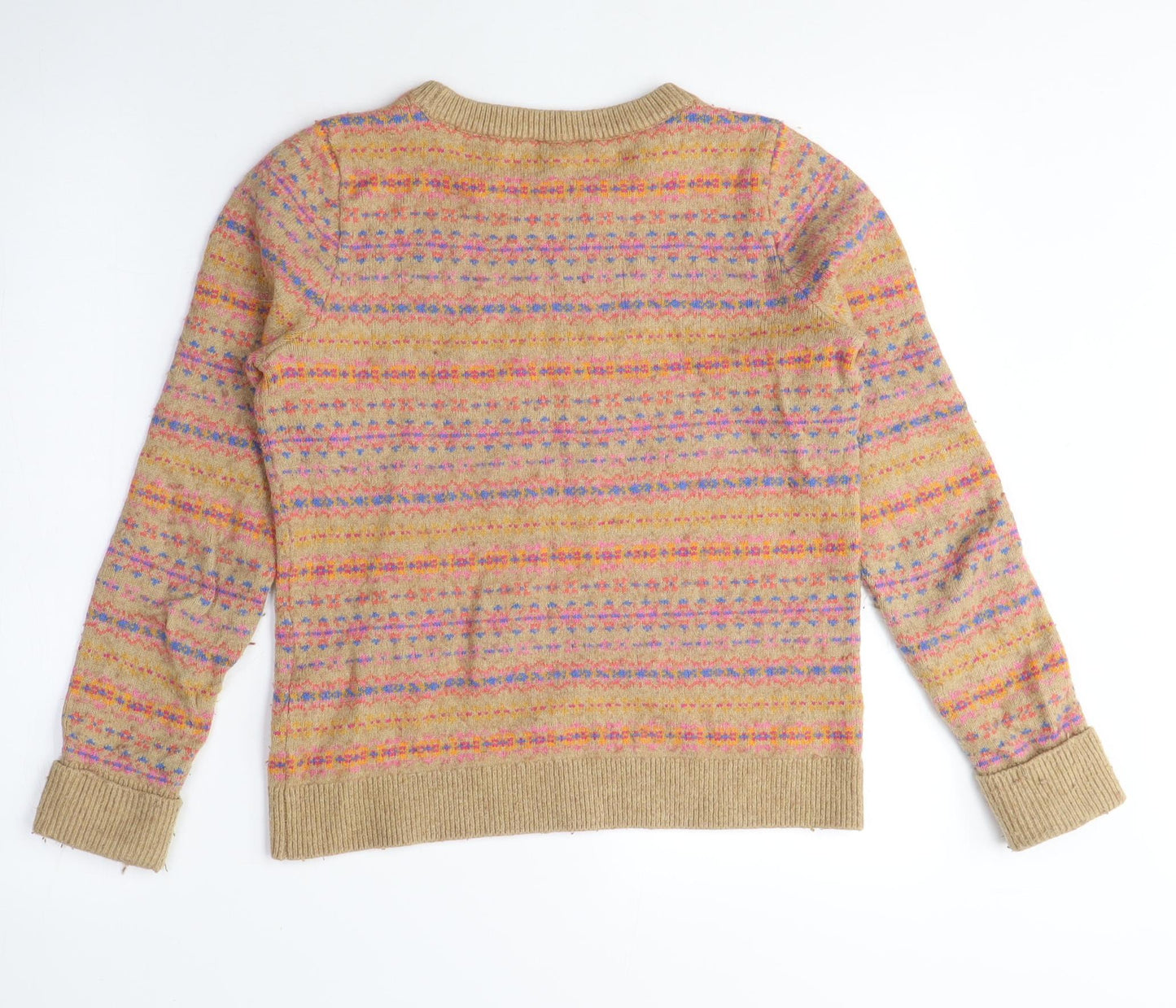 Joules Women's Multicoloured Fair Isle Jumper Size 8