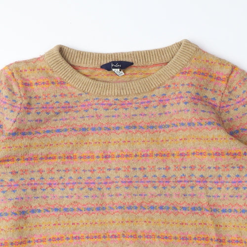 Joules Women's Multicoloured Fair Isle Jumper Size 8