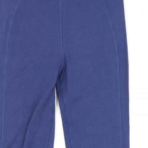 Asquith Womens Blue Cotton Carrot Leggings Size XS L27 in