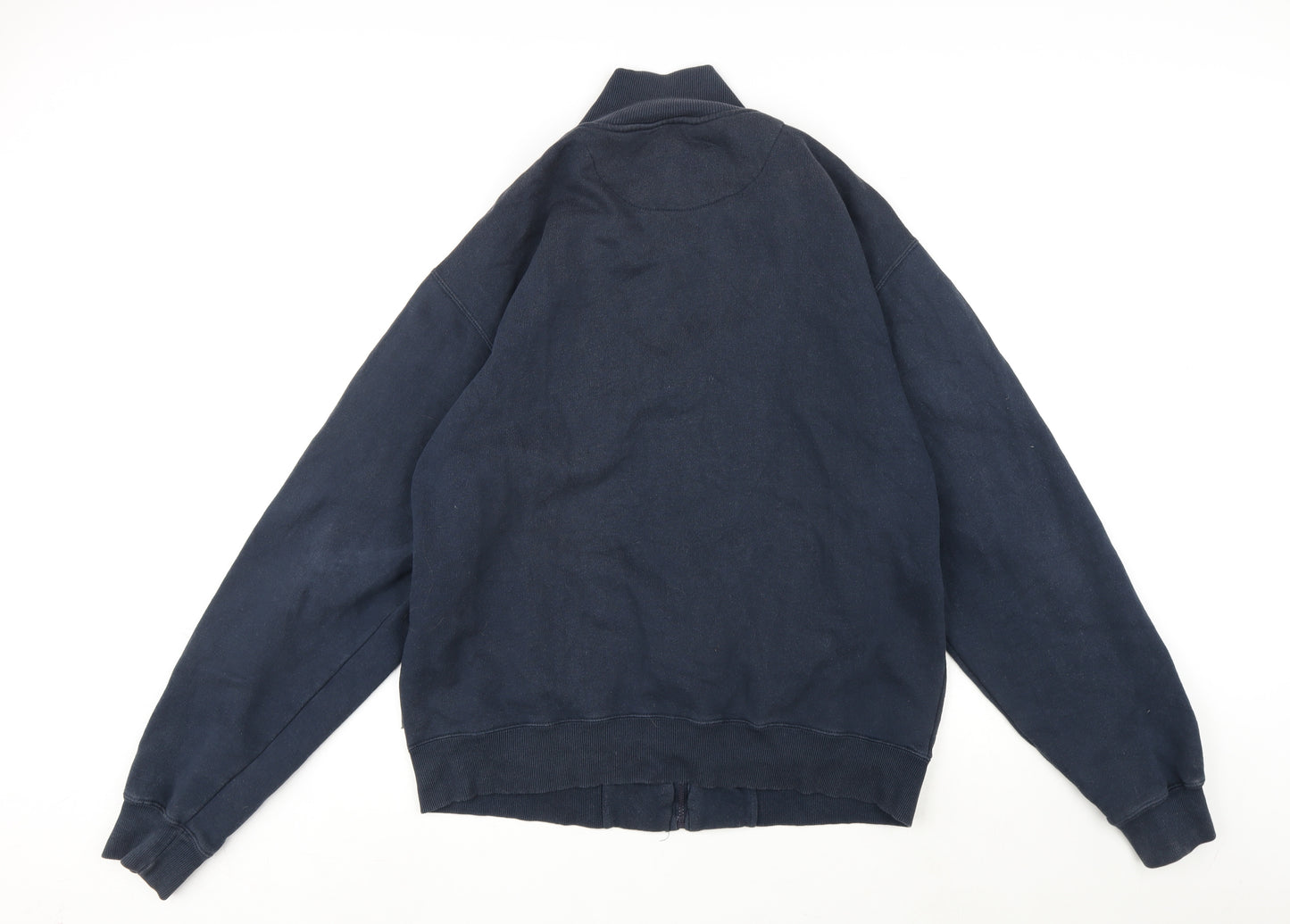 Jep's Mens Blue Cotton Full Zip Sweatshirt Size XL