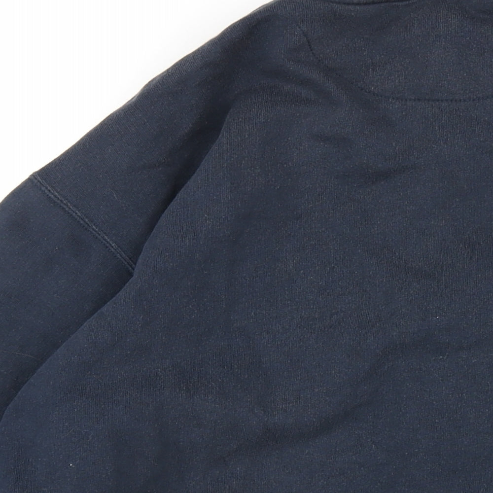Jep's Mens Blue Cotton Full Zip Sweatshirt Size XL