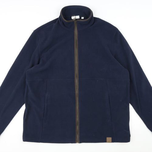 Hinter + Hobart Mens Blue Jacket Size 2XL Zip