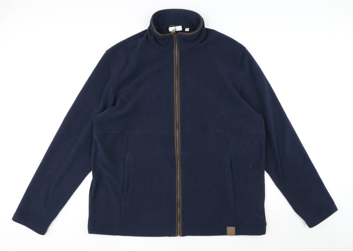 Hinter + Hobart Mens Blue Jacket Size 2XL Zip