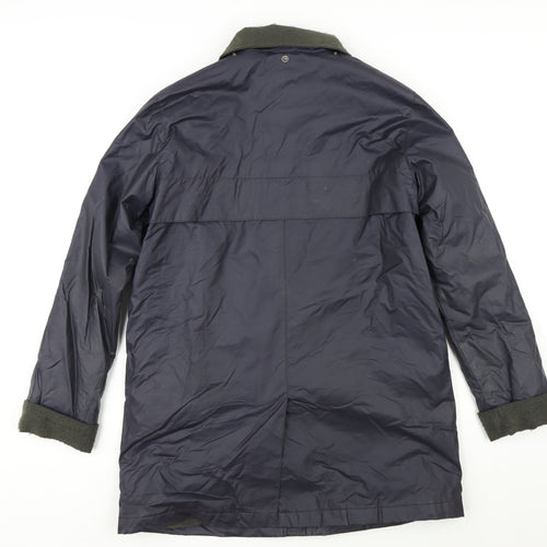 Four Seasons Mens Blue Jacket Coat Size S Zip