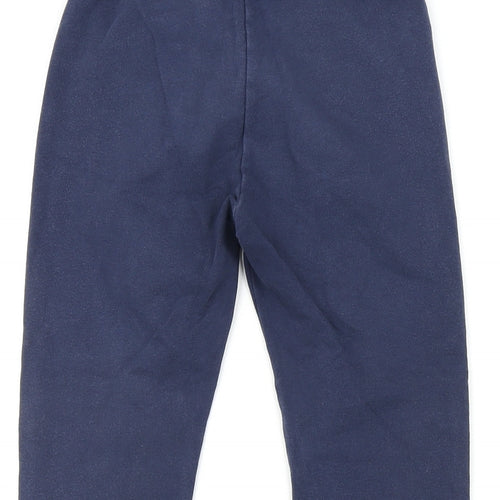 United Colors of Benetton Womens Blue Cotton Carrot Leggings Size 6 L20 in