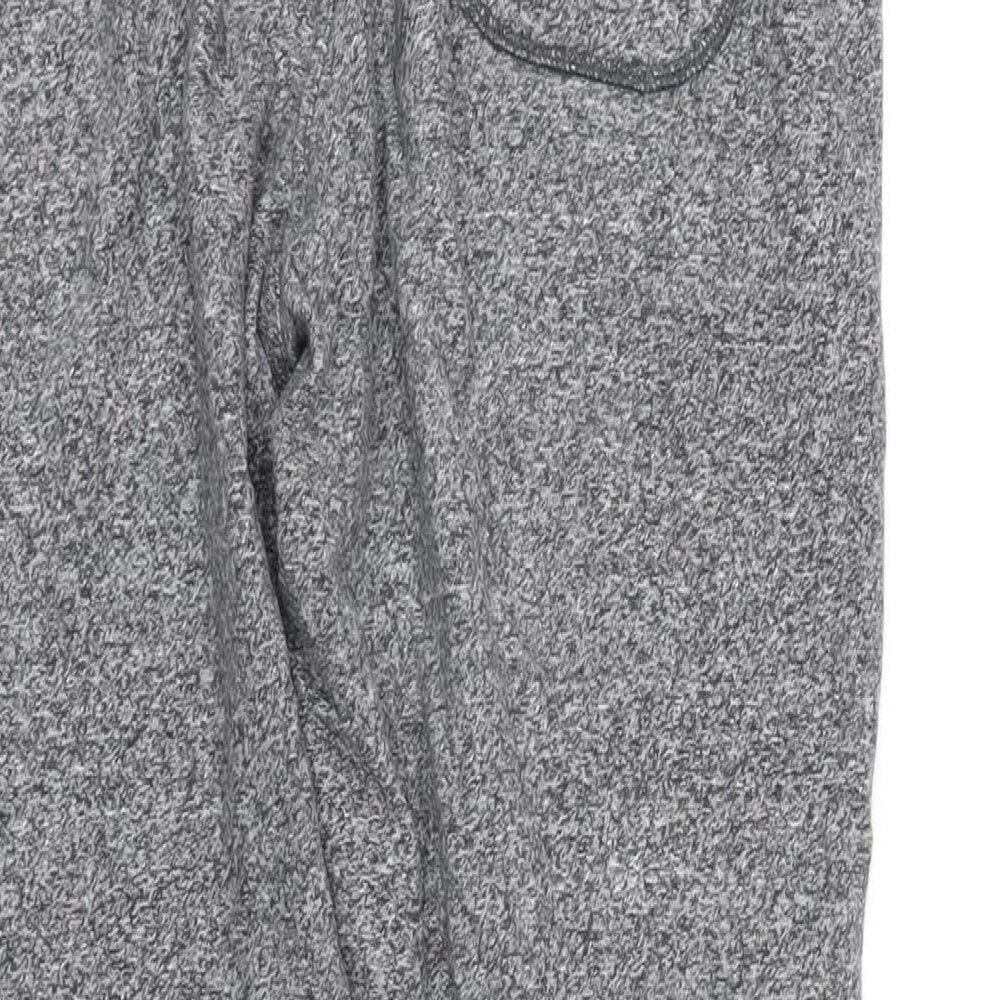Fat Face Mens Grey Cotton Jogger Trousers Size M L31 in Regular Drawstring