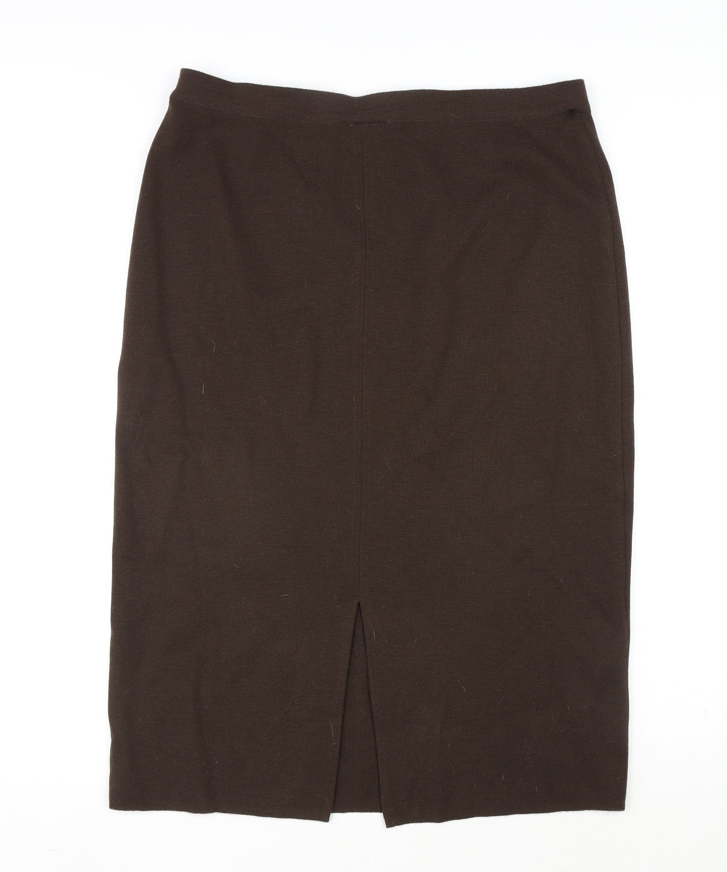 Fatos Womens Brown Wool Straight & Pencil Skirt Size 18