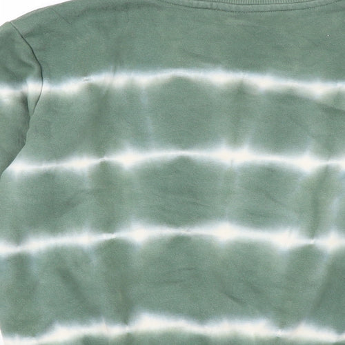 Young & Free Girls Green Cotton Pullover Sweatshirt Size 12-13 Years Pullover - Tie Dye