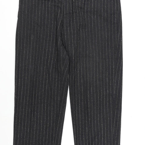 ARMANI Mens Grey Striped Wool Dress Pants Trousers Size 38 in L31 in Regular Zip