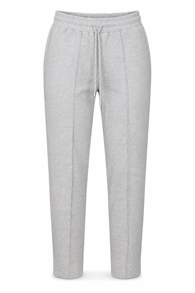Mango Womens Grey Polyester Jogger Trousers Size S L27 in Regular Drawstring