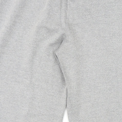 Mango Womens Grey Polyester Jogger Trousers Size S L27 in Regular Drawstring