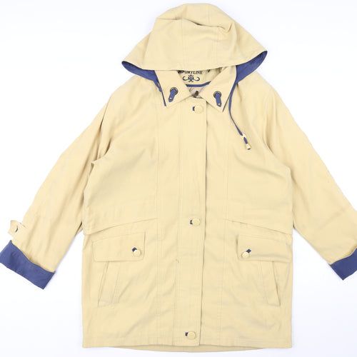 Astarka Mens Yellow Jacket Coat Size M Zip