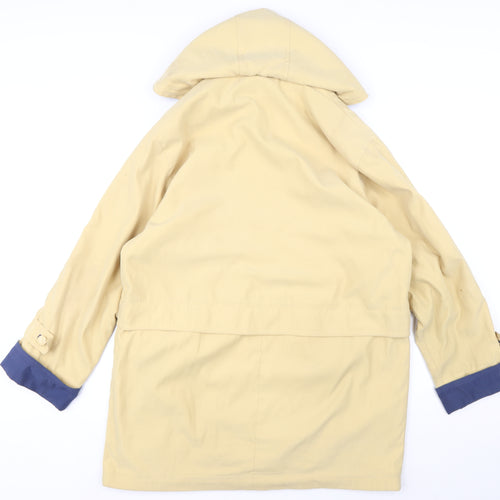 Astarka Mens Yellow Jacket Coat Size M Zip