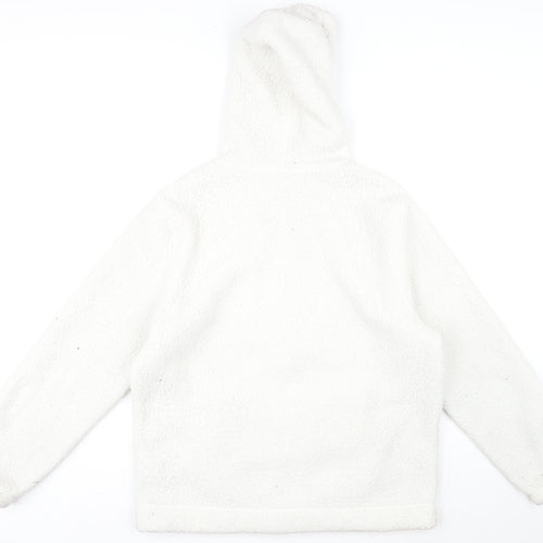Gilly Hicks Womens White Jacket Size L Zip