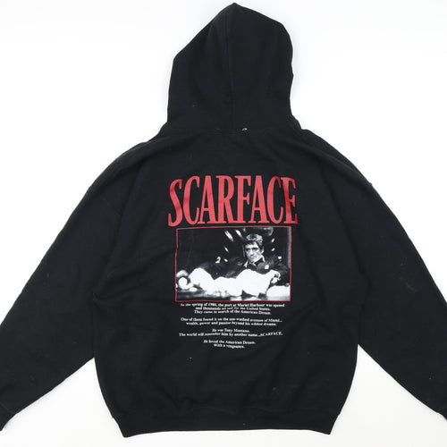 Scarface Mens Black Cotton Pullover Hoodie Size M