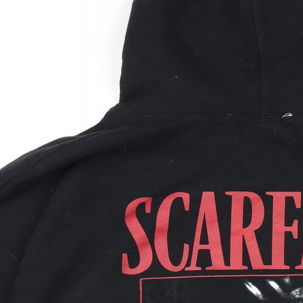 Scarface Mens Black Cotton Pullover Hoodie Size M