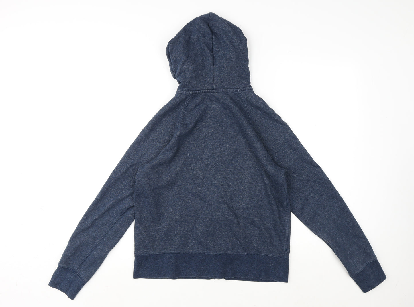 Uniqlo Mens Blue Cotton Full Zip Hoodie Size M