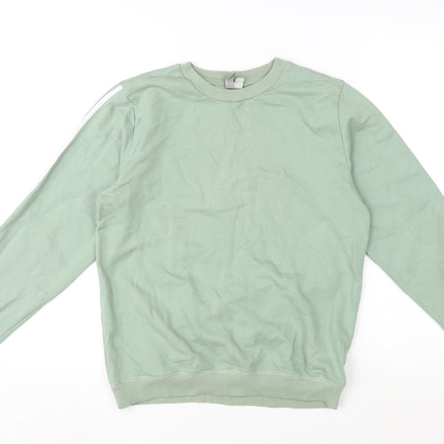ASOS Womens Green Cotton Pullover Sweatshirt Size 8 Pullover
