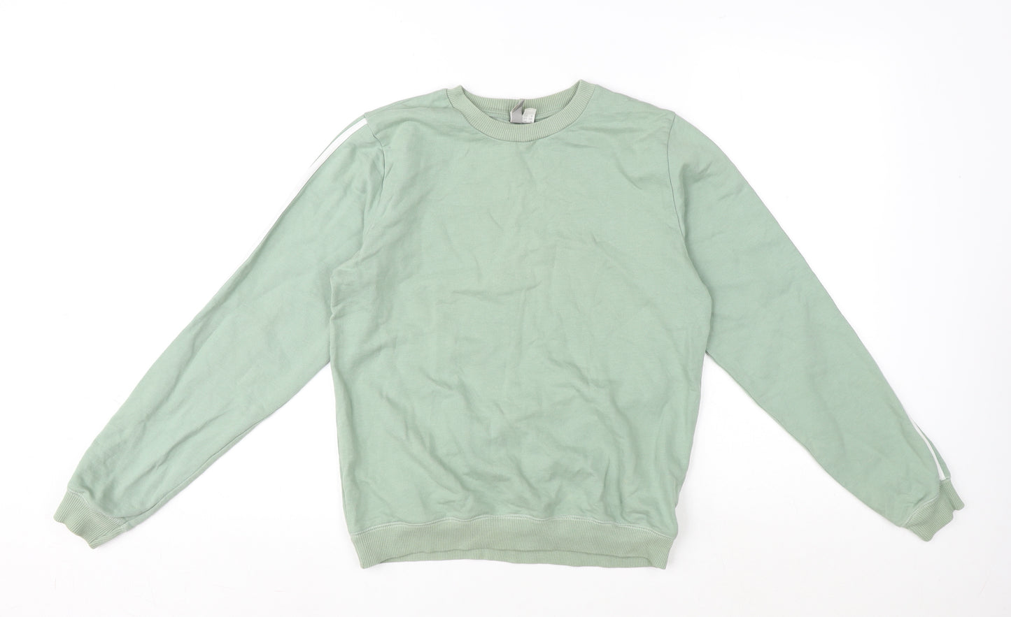 ASOS Womens Green Cotton Pullover Sweatshirt Size 8 Pullover