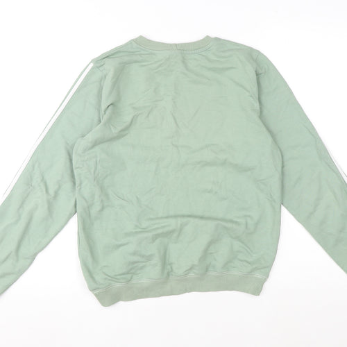 ASOS Womens Green Cotton Pullover Sweatshirt Size 8 Pullover