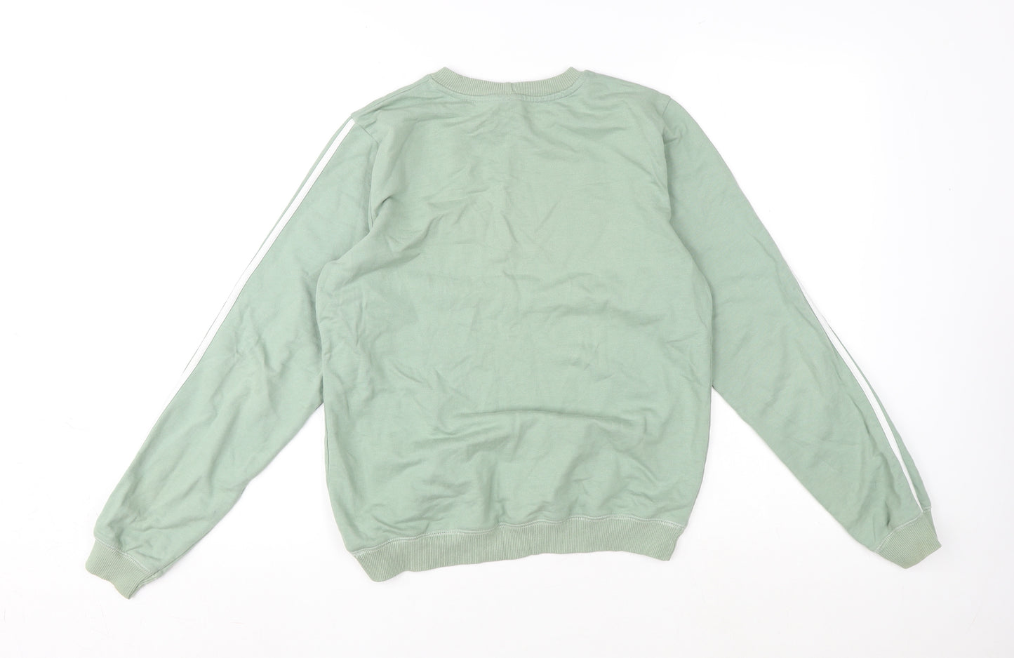 ASOS Womens Green Cotton Pullover Sweatshirt Size 8 Pullover
