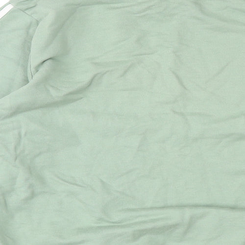 ASOS Womens Green Cotton Pullover Sweatshirt Size 8 Pullover