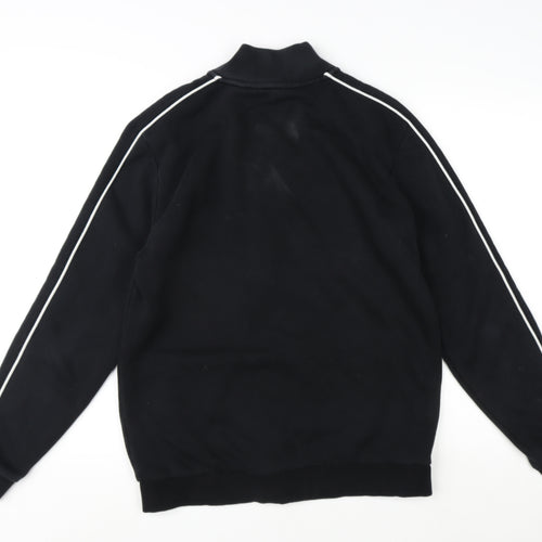 NEXT Mens Black Cotton Full Zip Sweatshirt Size M