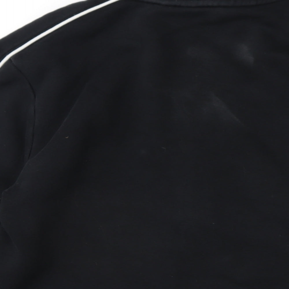 NEXT Mens Black Cotton Full Zip Sweatshirt Size M