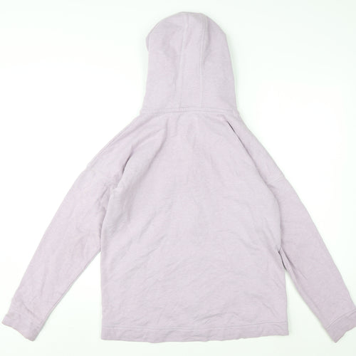 NEXT Womens Purple Cotton Full Zip Hoodie Size 10 Zip