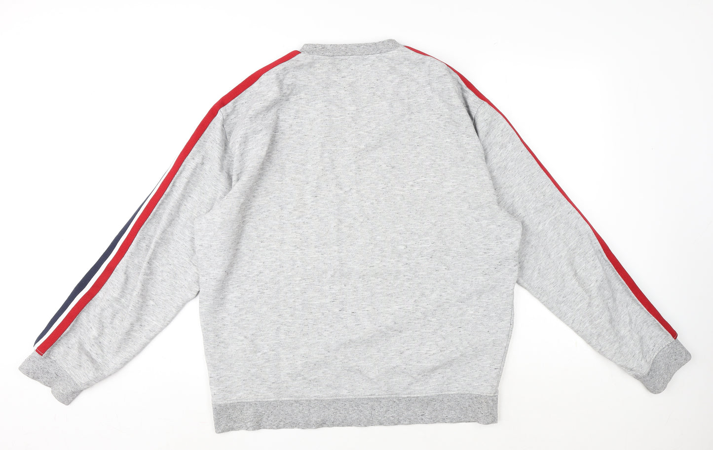 Topman Mens Grey Cotton Pullover Sweatshirt Size XL