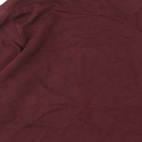 find. Mens Red Cotton Pullover Sweatshirt Size XL - Rebel
