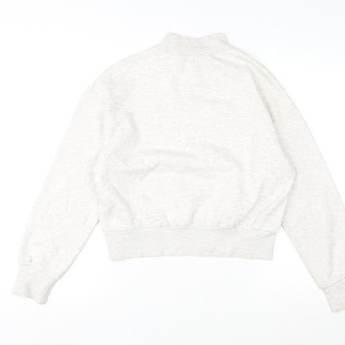 H&M Womens Grey Cotton Pullover Sweatshirt Size XS Pullover - Etonnante
