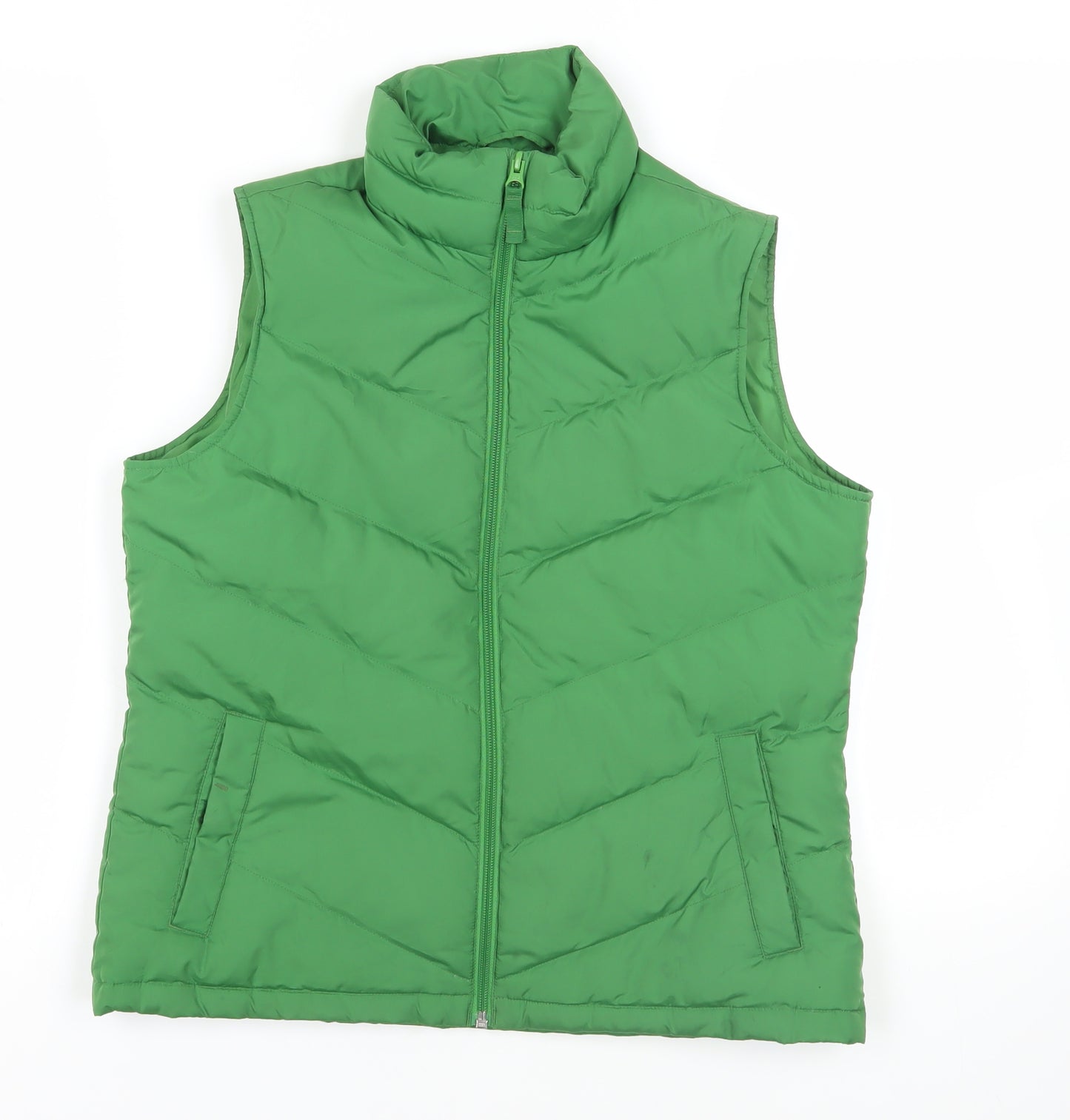 Green S Petite Lightweight Puffer Waistcoat