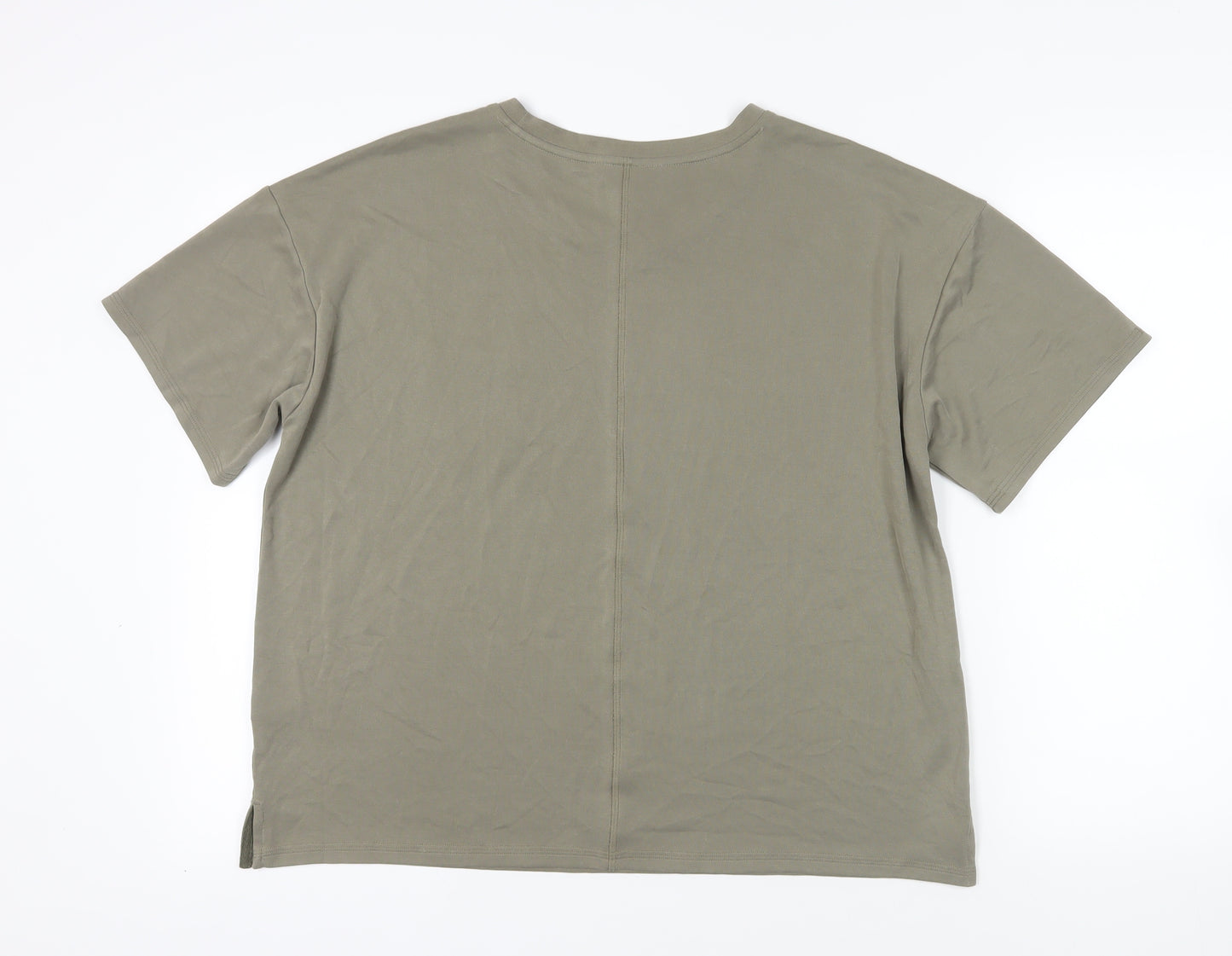 Marks and Spencer Green Relaxed T-Shirt Size 16