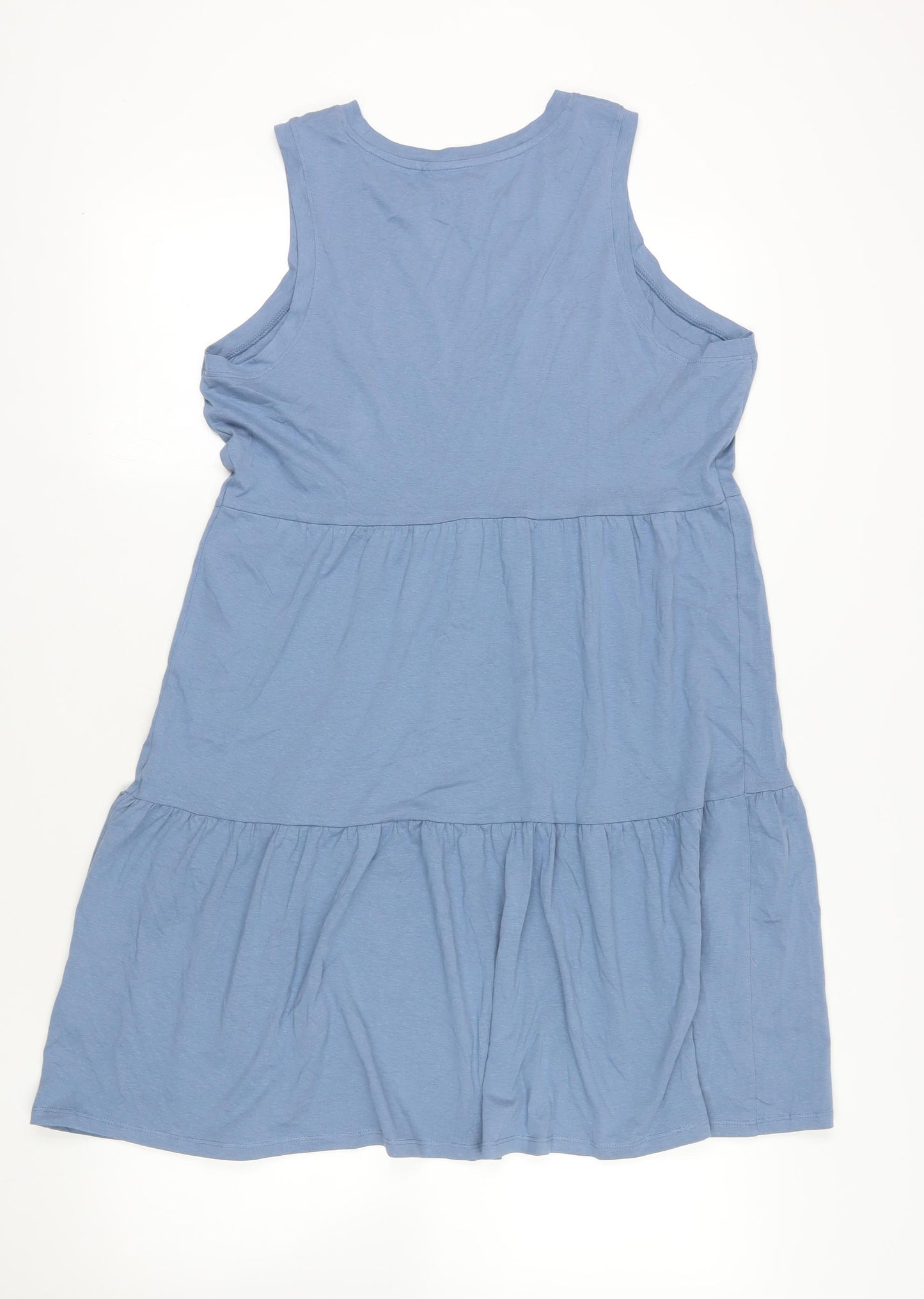 Marks & Spencer Blue Swing Dress, Size 14