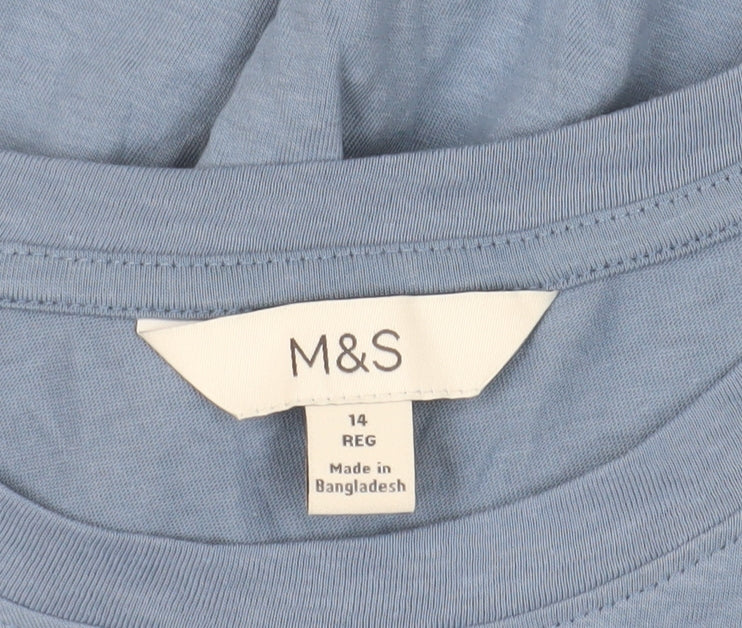 Marks & Spencer Blue Swing Dress, Size 14