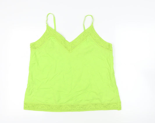 Marks and Spencer Green Camisole Tank, Size 16