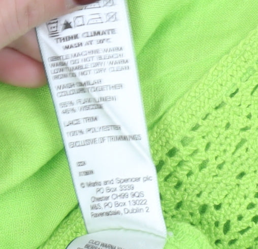 Marks and Spencer Green Camisole Tank, Size 16