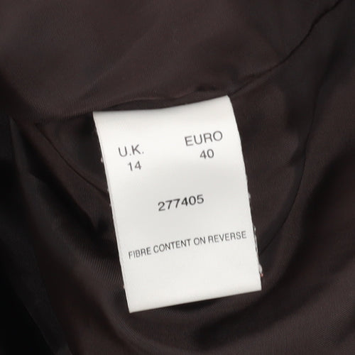 Alex & Co. Brown Quilted Jacket Size 14