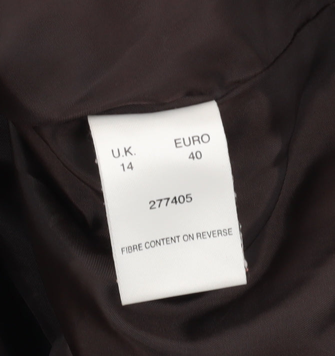 Alex & Co. Brown Quilted Jacket Size 14