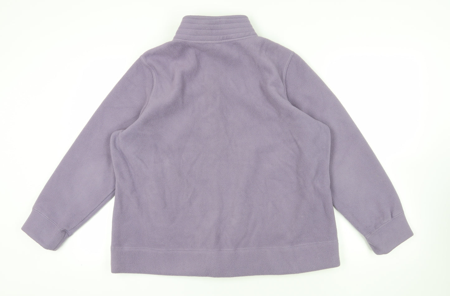Bm Purple Fleece Jacket Size L Women's Casual