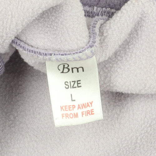 Bm Purple Fleece Jacket Size L Women's Casual
