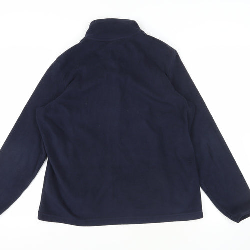 Marks & Spencer Navy Fleece Zip Jacket Size 16