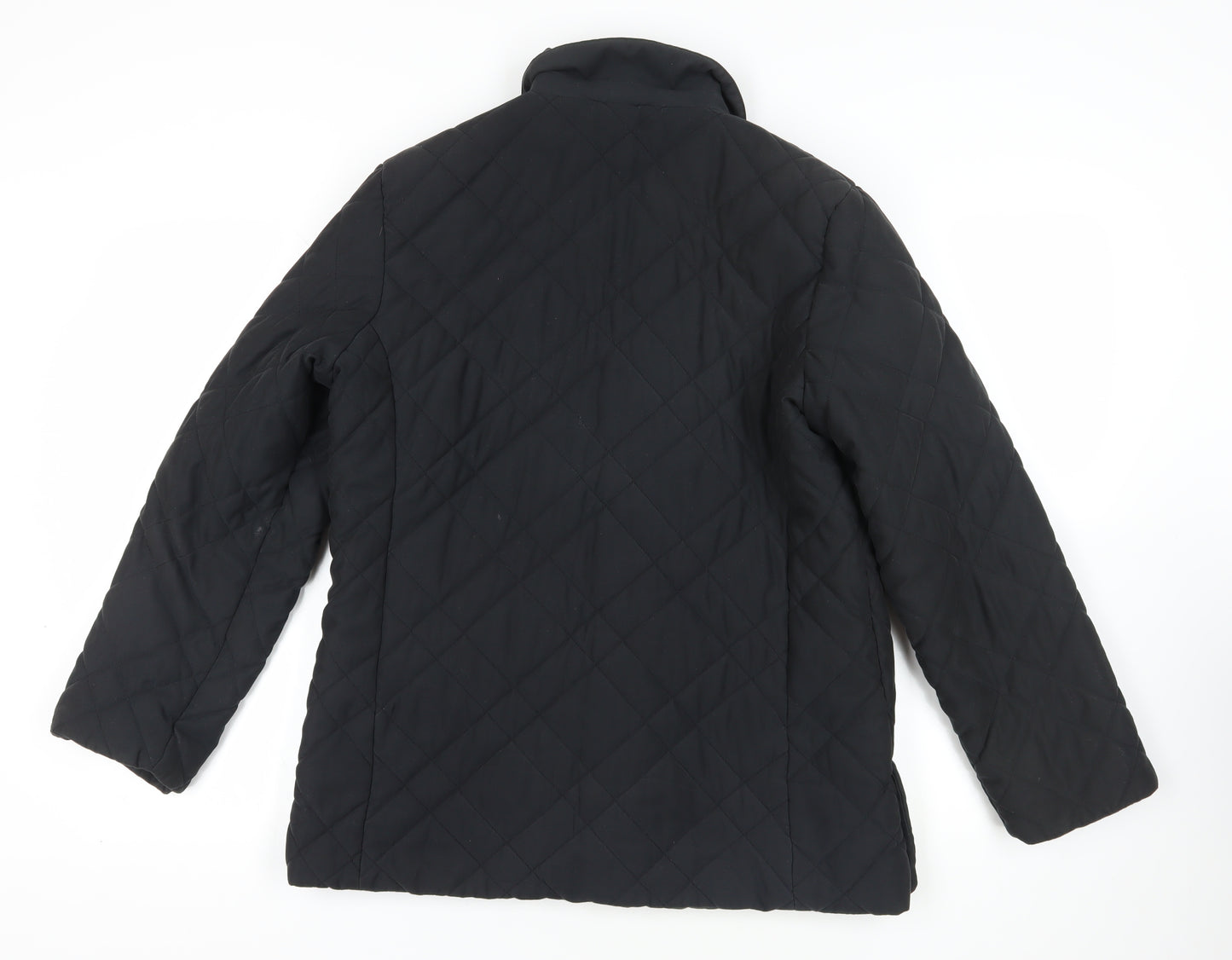 Marks and Spencer Black Quilted Jacket Size 14
